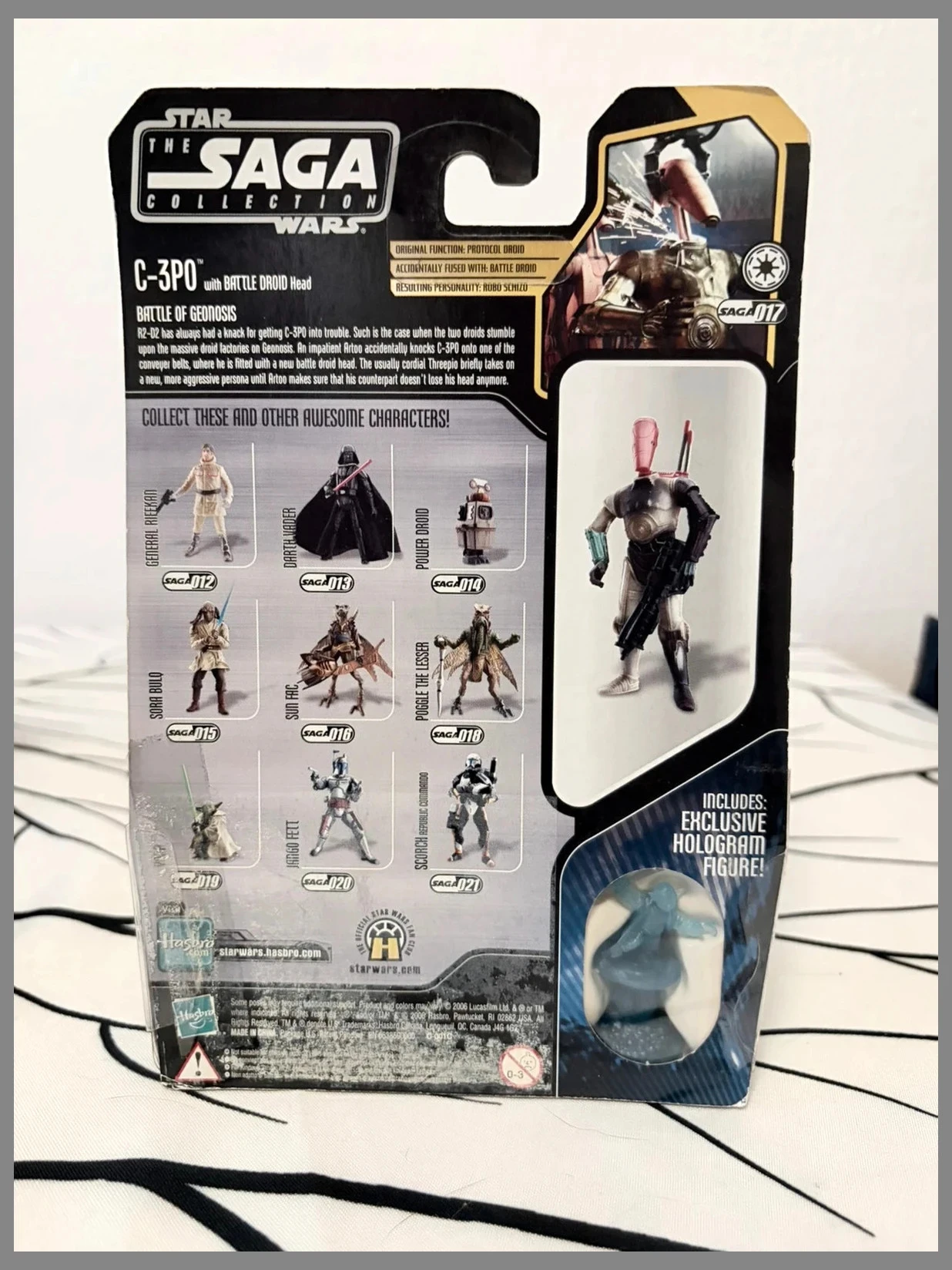 Figura de Star Wars C-3PO con cabeza de droide de batalla Hasbro The Saga Collection SAGA 017 Nuevo MOC – photo 2